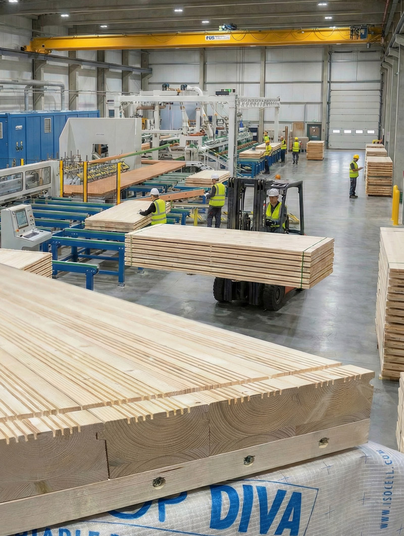 Hobelwerk, Easy Timber Deck, Massivholzdecke, Holz Hirsch GmbH